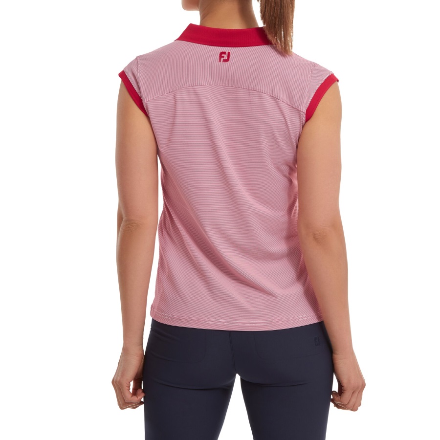 Red-White End on End Stripe Lisle Footjoy