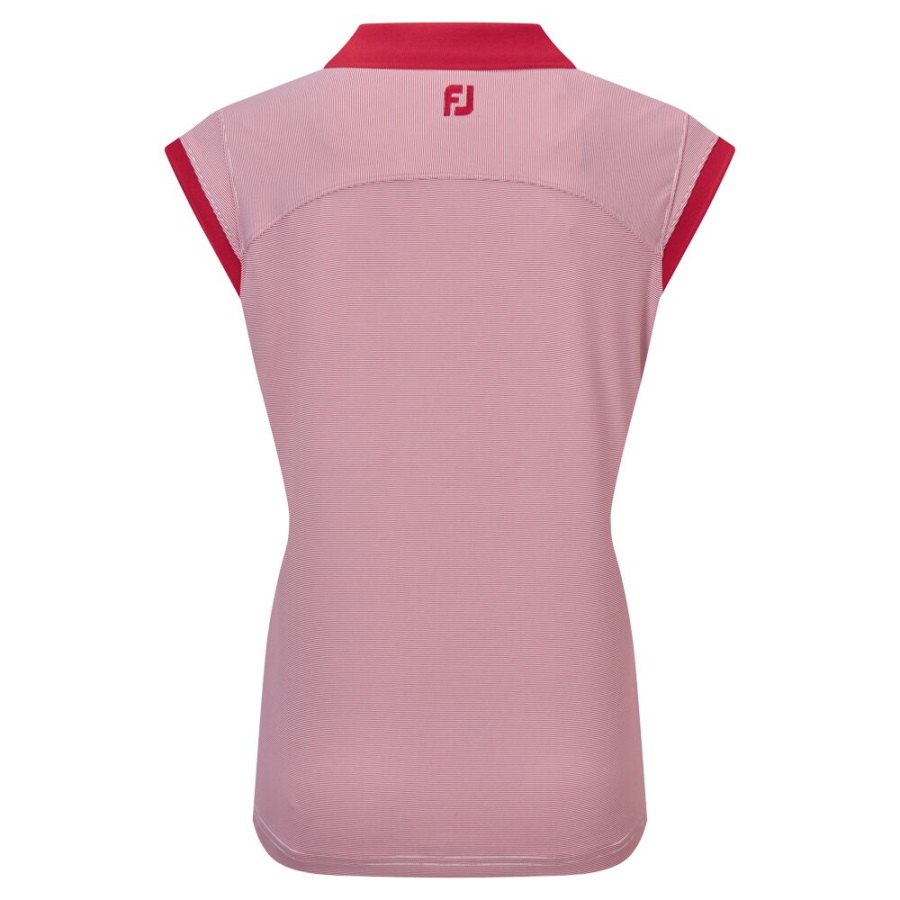 Red-White End on End Stripe Lisle Footjoy