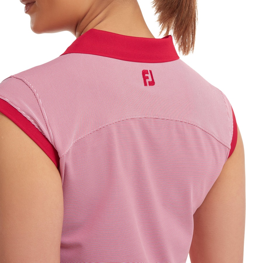 Red-White End on End Stripe Lisle Footjoy