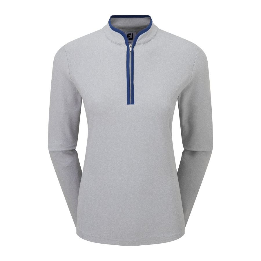 Open Knit Mid-Layer Women Antique Silver-Open Blue Footjoy