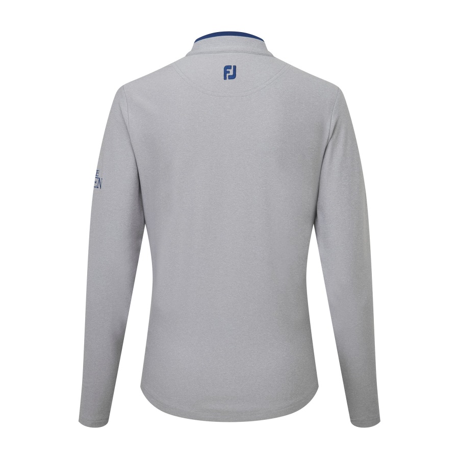 Open Knit Mid-Layer Women Footjoy Antique Silver-Open Blue