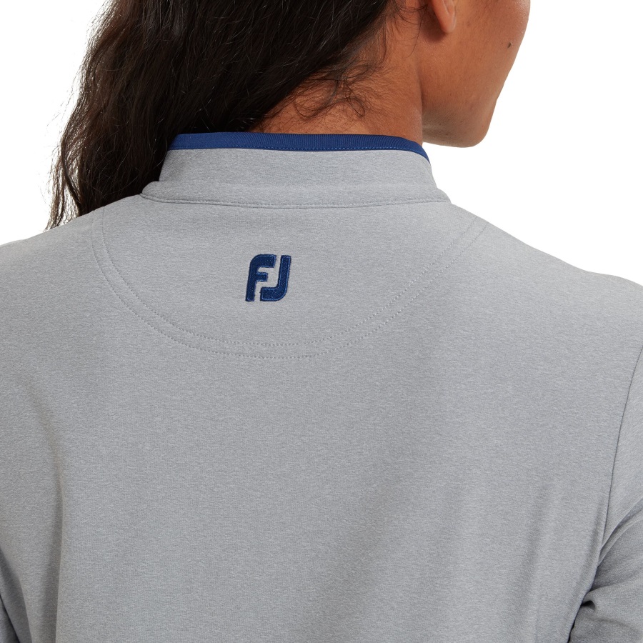 Open Knit Mid-Layer Women Footjoy Antique Silver-Open Blue