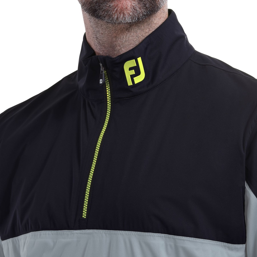 Footjoy Black-Grey-Lime FJ HydroKnit 1-2 Zip