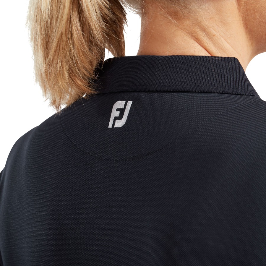 Stretch Pique Solid Women Navy Footjoy