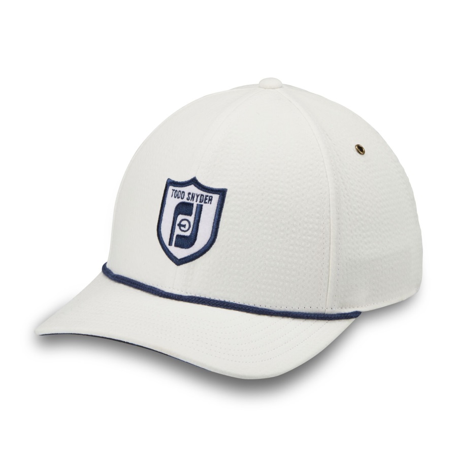 Seersucker Rope Cap Footjoy White
