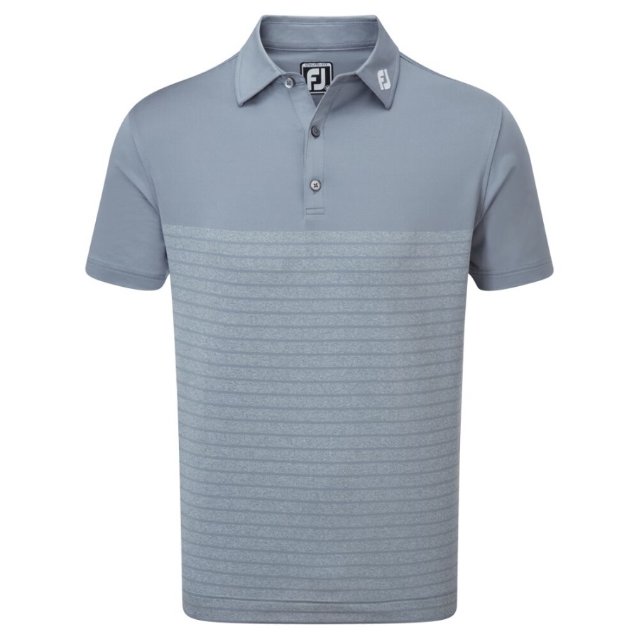 Grey Engineered Heather Stripe Lisle Footjoy