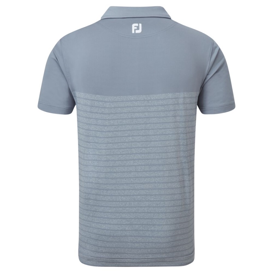 Grey Engineered Heather Stripe Lisle Footjoy