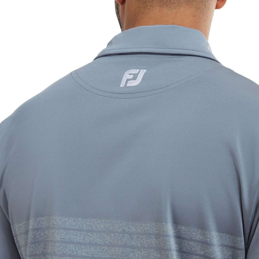 Grey Engineered Heather Stripe Lisle Footjoy