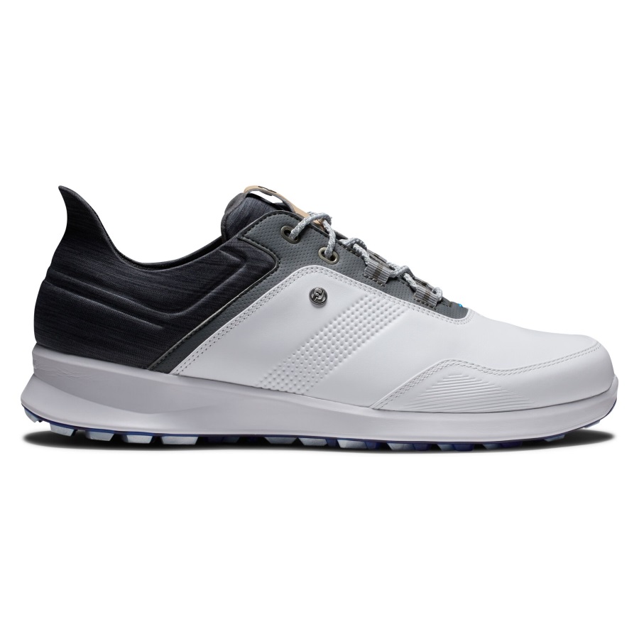 White-Charcoal-Blue Jay Footjoy Stratos