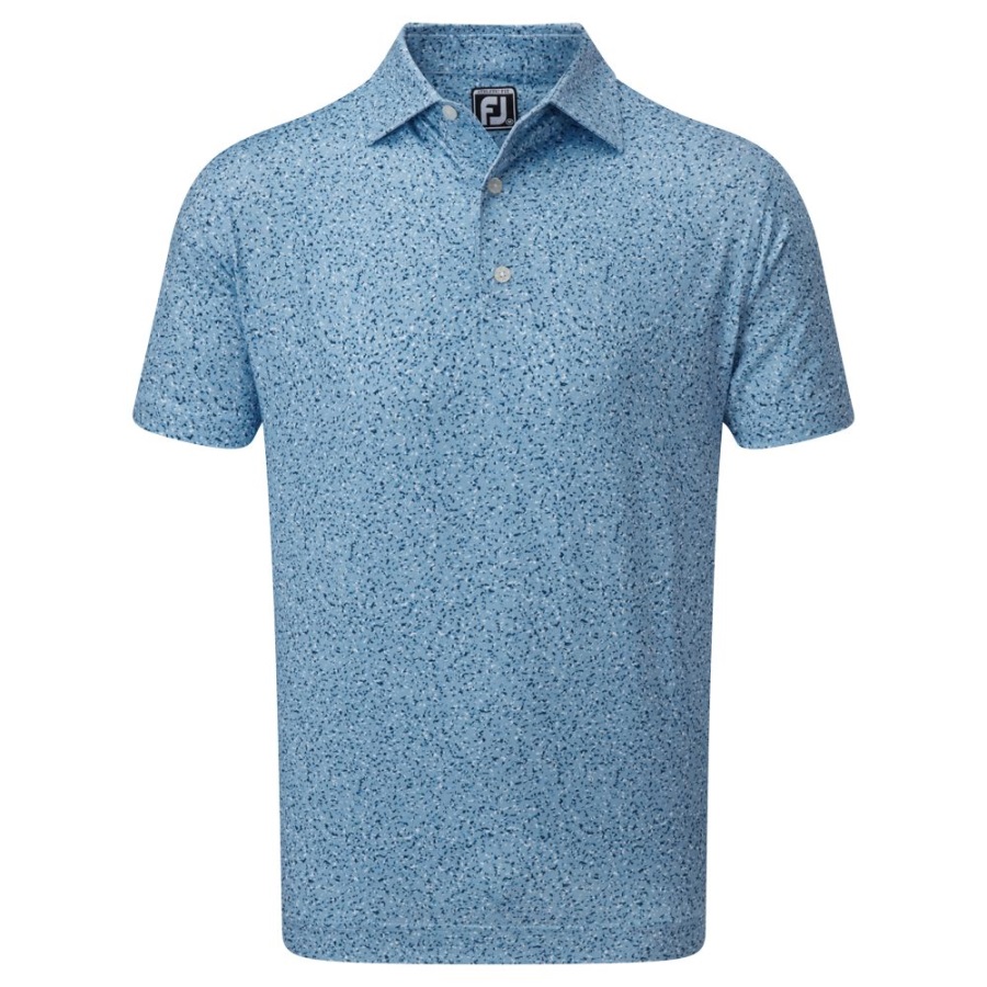 Dusk Blue Footjoy Granite Print Lisle
