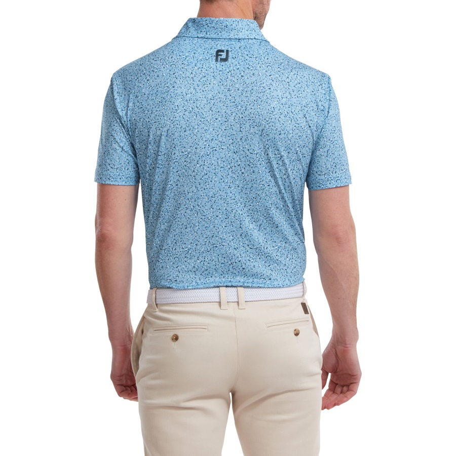 Dusk Blue Footjoy Granite Print Lisle