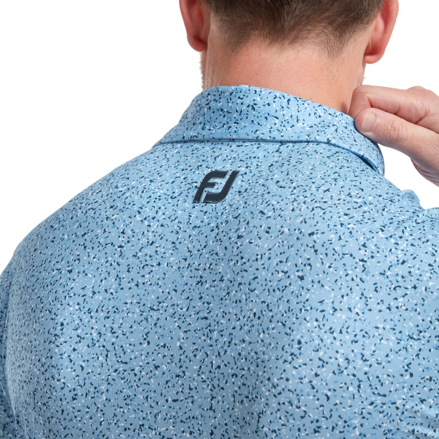 Dusk Blue Footjoy Granite Print Lisle