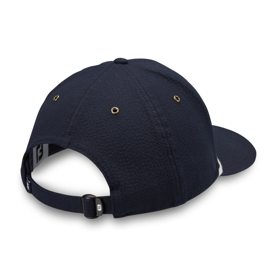 Navy Seersucker Rope Cap Footjoy