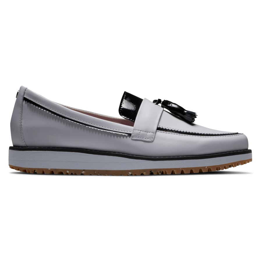 Footjoy FJ Sandy Women White-Black Patent