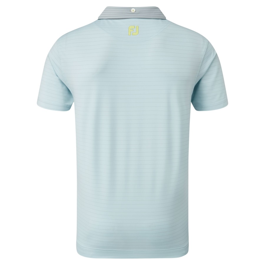 Ice Blue-Grey Lisle Pinstripe Mix Footjoy