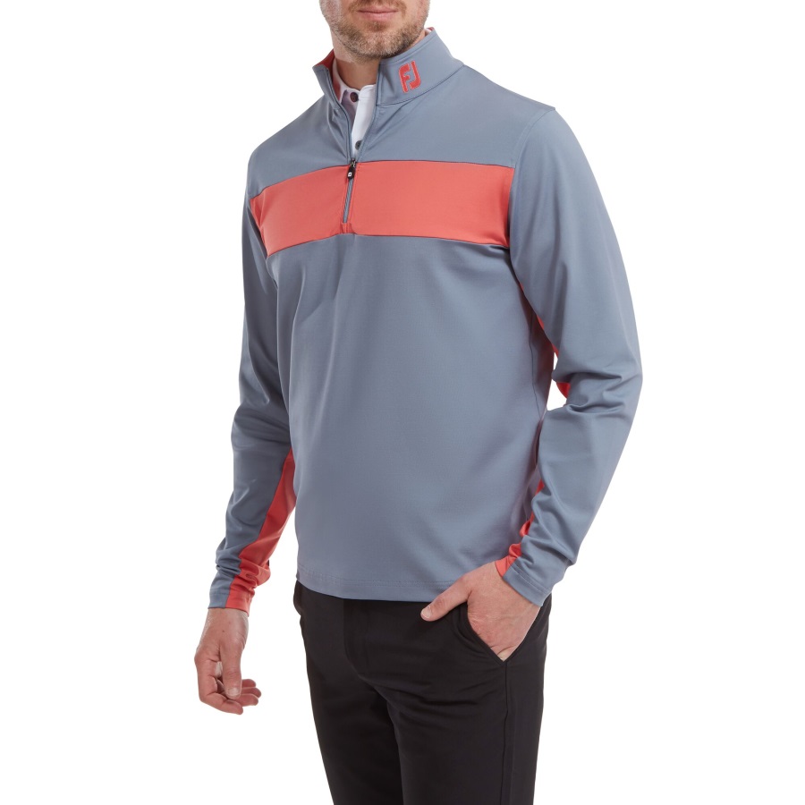 Engineered Chest Stripe Chill-Out Footjoy Grey-Orange