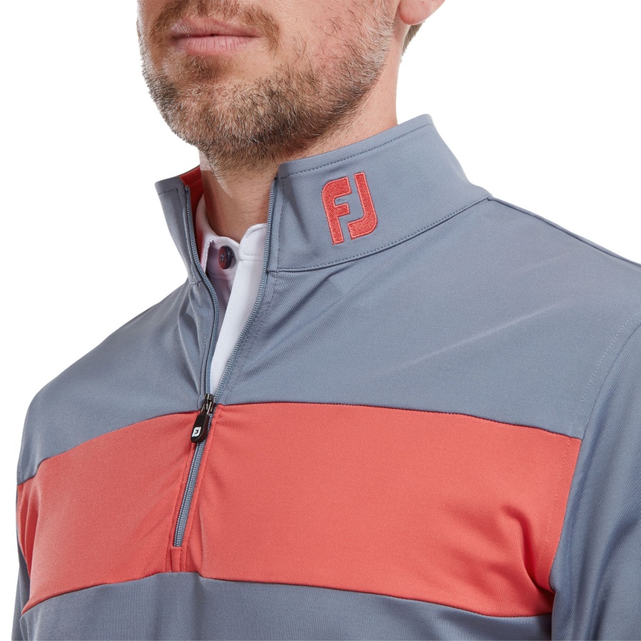 Engineered Chest Stripe Chill-Out Footjoy Grey-Orange