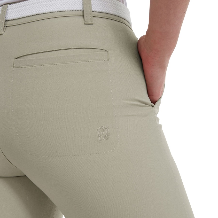 Stretch Cropped Pants Khaki Footjoy