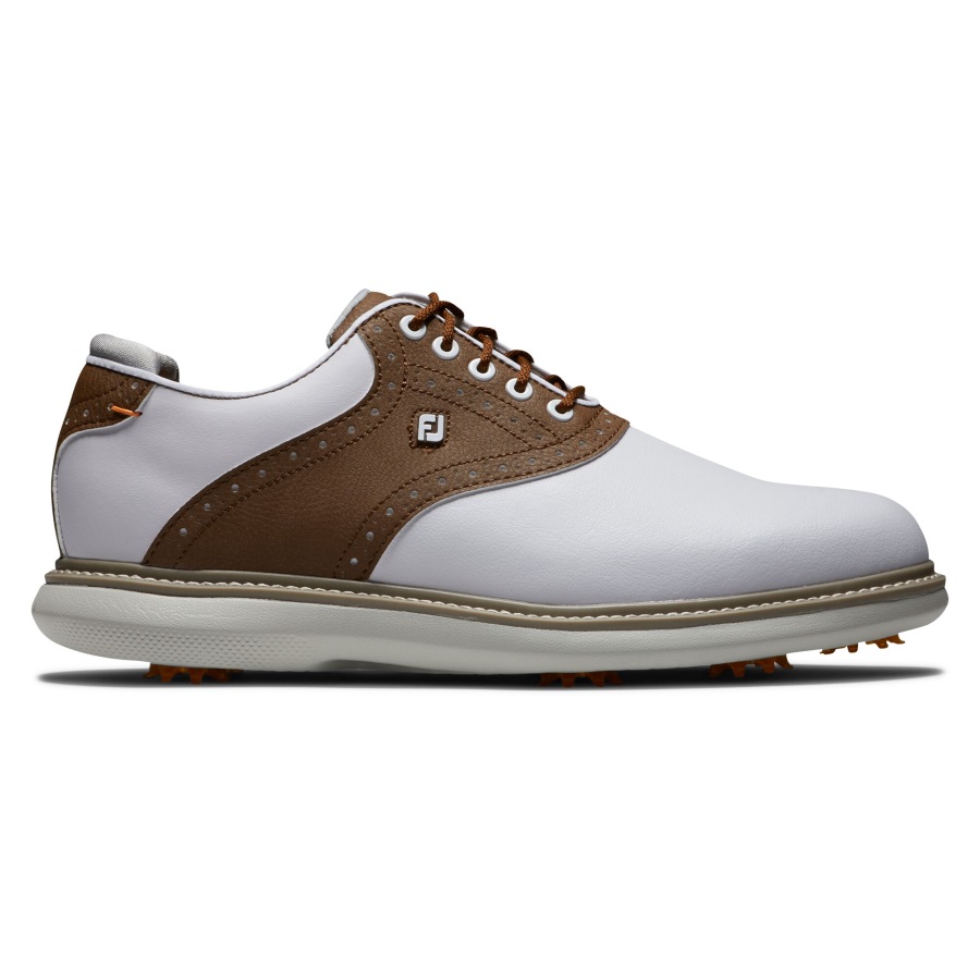 FJ Traditions White-Brown Footjoy