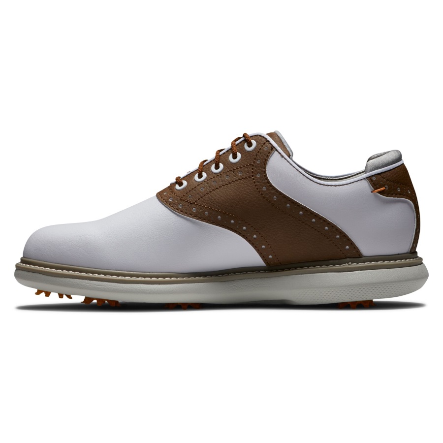 FJ Traditions White-Brown Footjoy