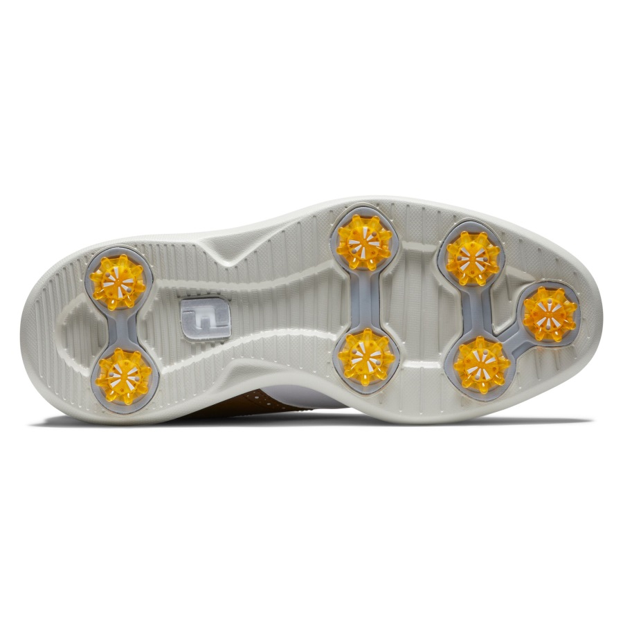 FJ Traditions White-Brown Footjoy