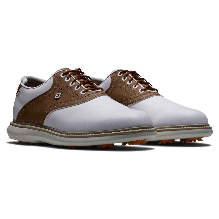FJ Traditions White-Brown Footjoy