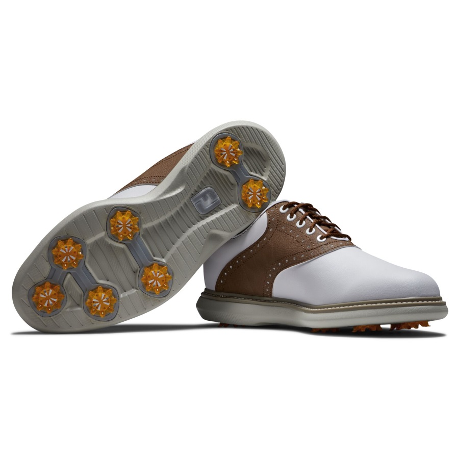 FJ Traditions White-Brown Footjoy