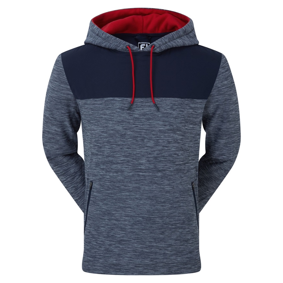 Navy Spacedye-Navy-Red Footjoy FJ Thermal Hoodie
