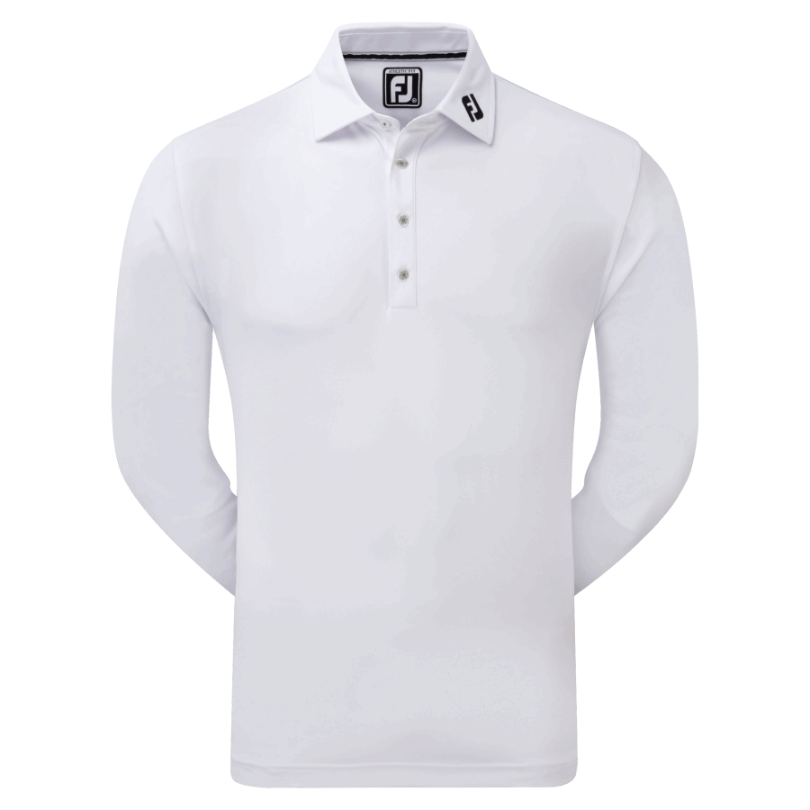 Footjoy Long Sleeve Thermocool Self Collar White