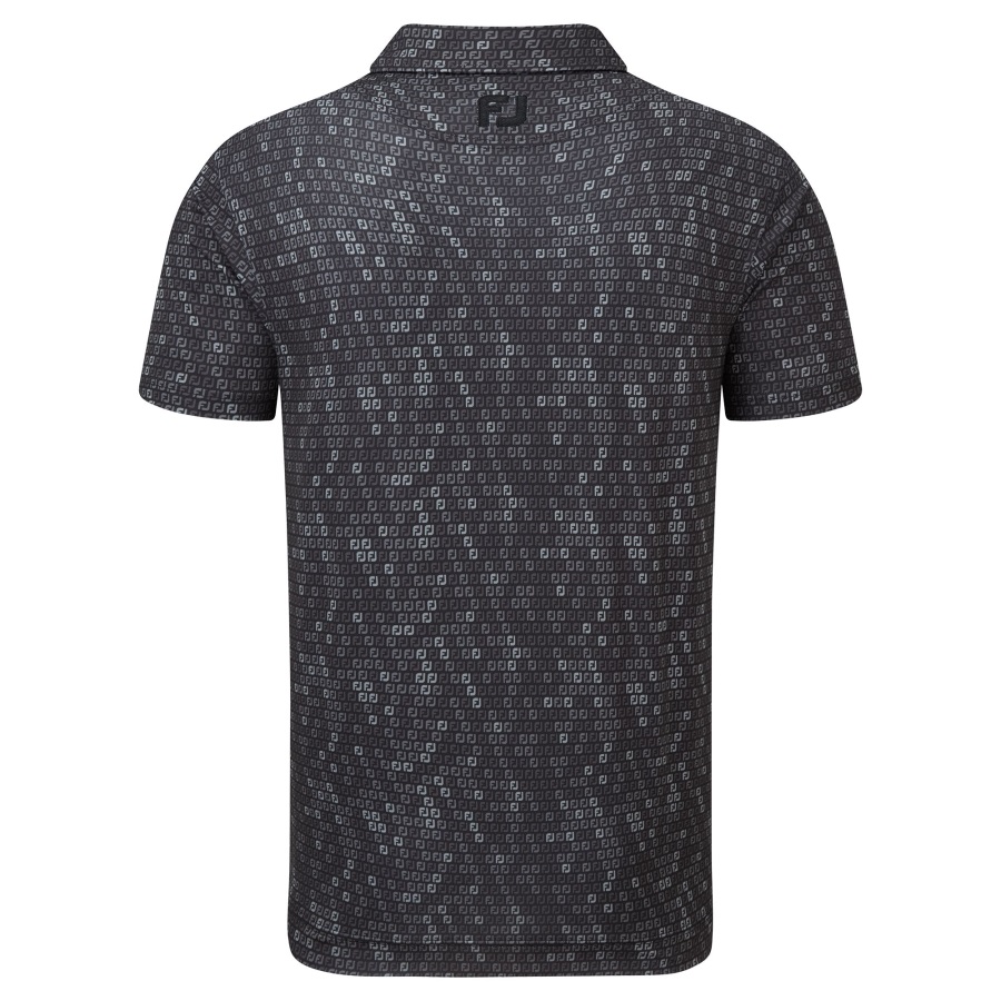 Black Digital Camo FJ Print Lisle Footjoy