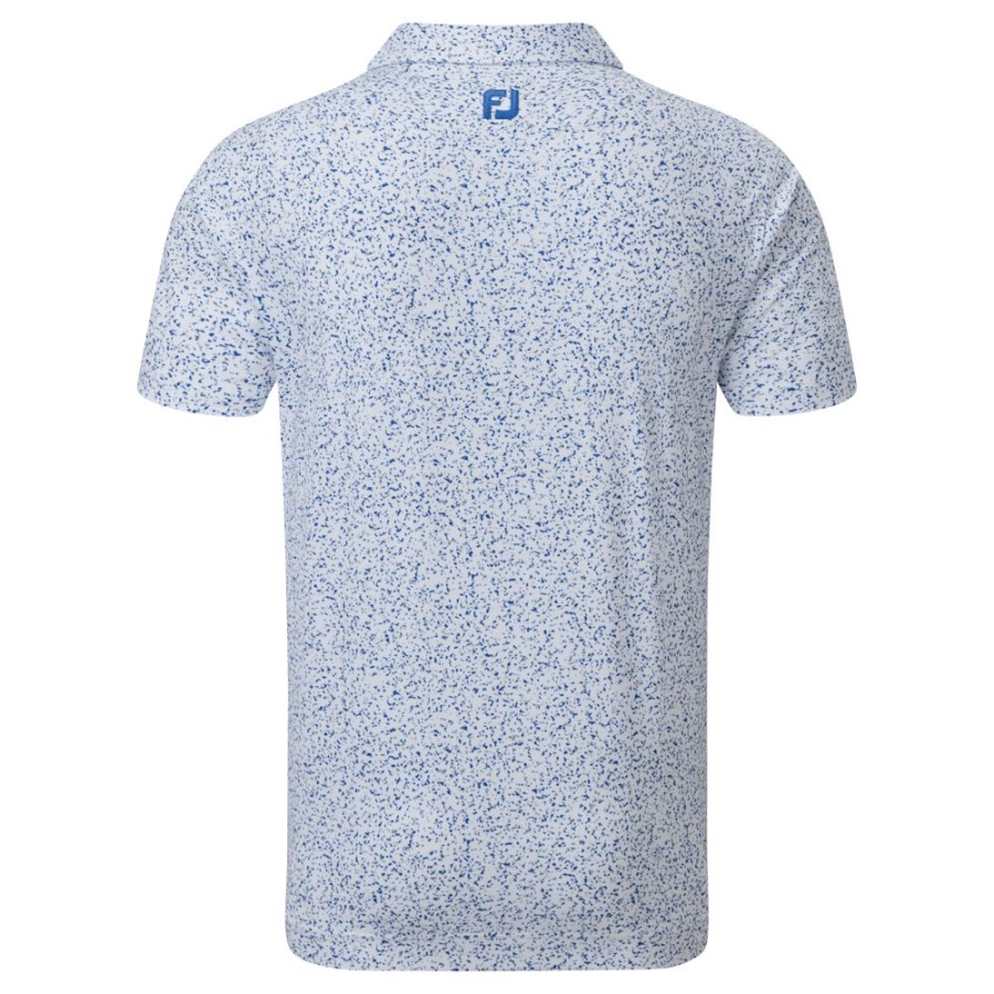 Footjoy White Granite Print Lisle