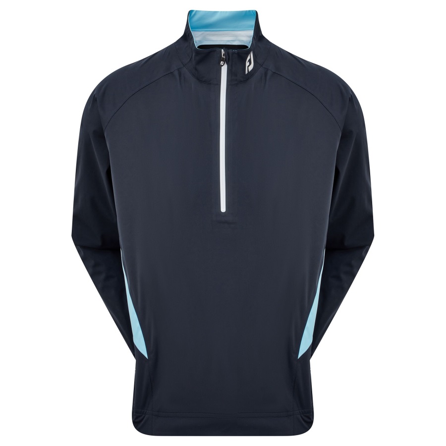 Footjoy FJ HydroKnit Rain Pullover Navy-Light Blue