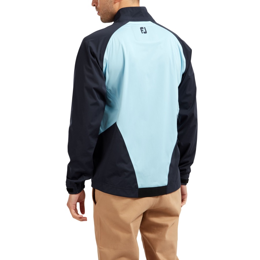 Footjoy Navy-Light Blue FJ HydroKnit Rain Pullover