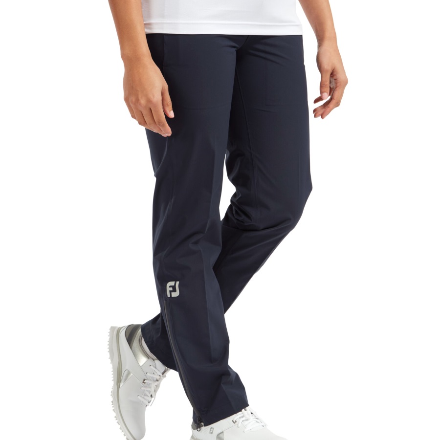 Navy FJ Hydrolite V2 Rain Trousers Women Footjoy