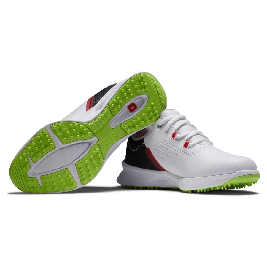 White-Black-Lime Fuel Junior Footjoy
