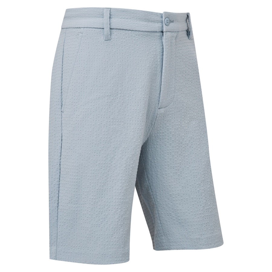 Grey Performance Seersucker Shorts Footjoy
