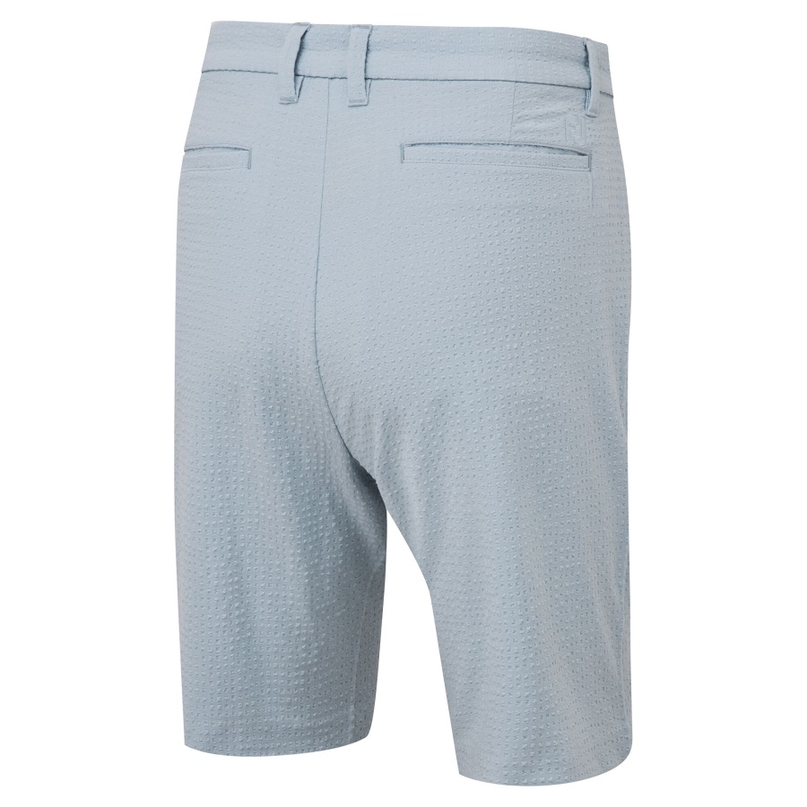 Grey Performance Seersucker Shorts Footjoy