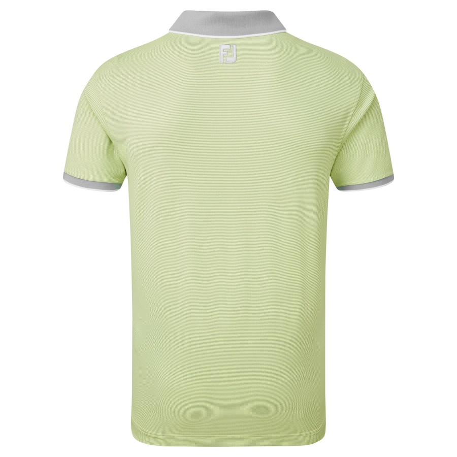 Pique Ministripe Grey-Lime Footjoy