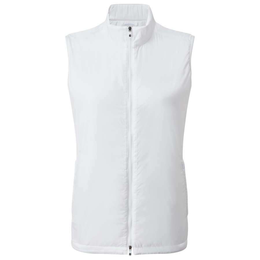 White Women's Lightweight Insulated Vest Footjoy