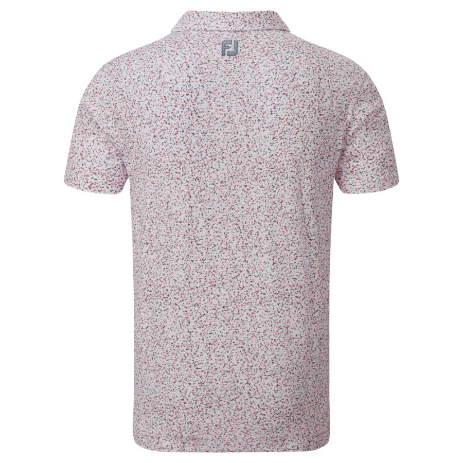 Granite Print Lisle Footjoy White