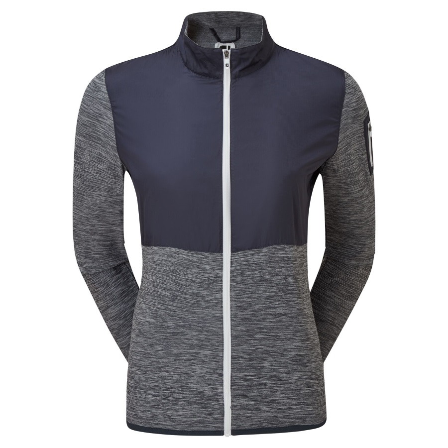 Footjoy Full-Zip Space Dye Midlayer Navy
