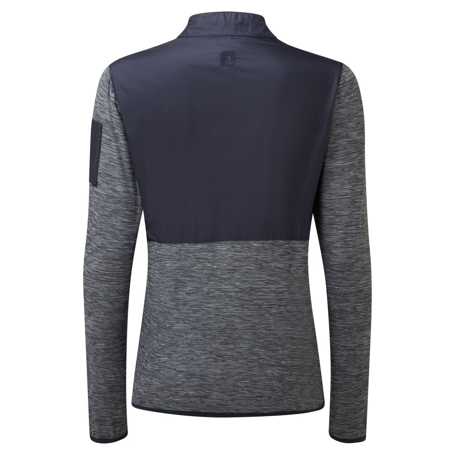 Navy Full-Zip Space Dye Midlayer Footjoy