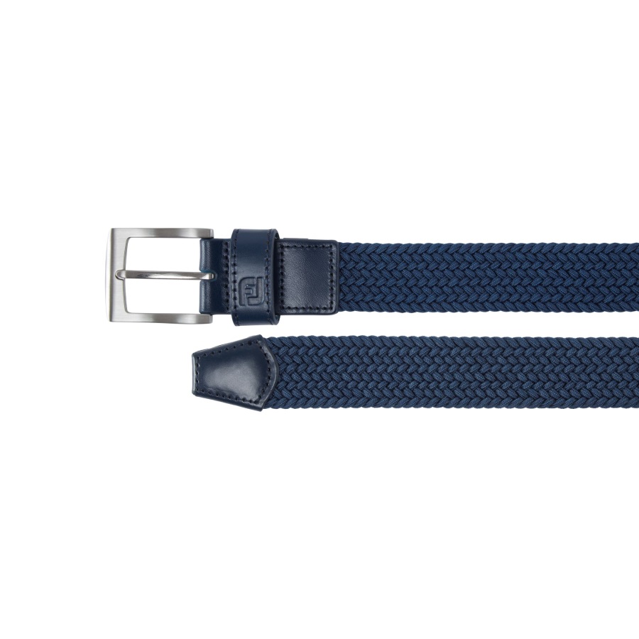 Footjoy Navy Braided Belt