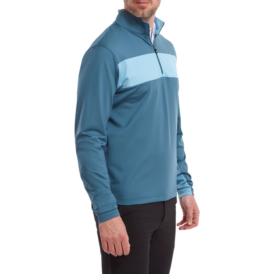 Blue-Dusk Blue Footjoy Engineered Chest Stripe Chill-Out