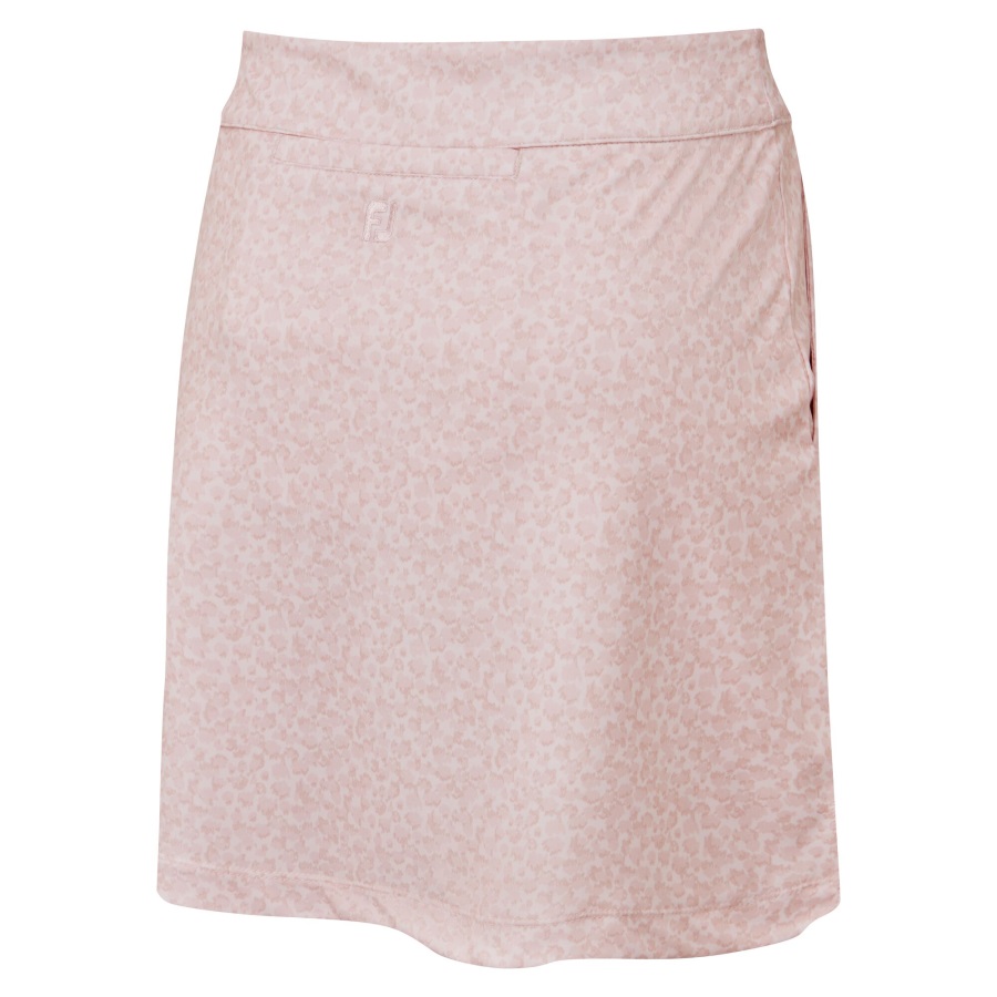 Blush Pink Footjoy Women's Interlock Print Skort