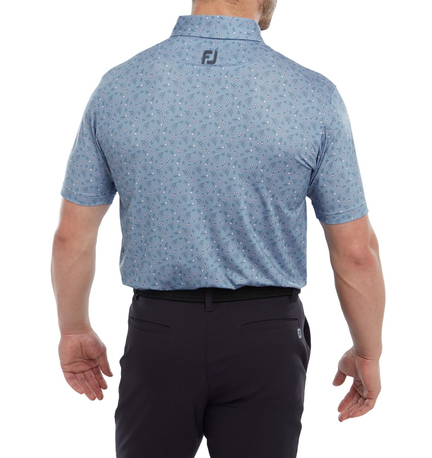 Mini Floral Lisle Denim-Dusty Purple-Azure Footjoy