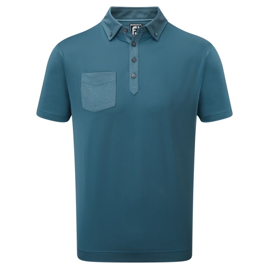 Footjoy Tonal Trim Solid with Pocket Lisle Ink