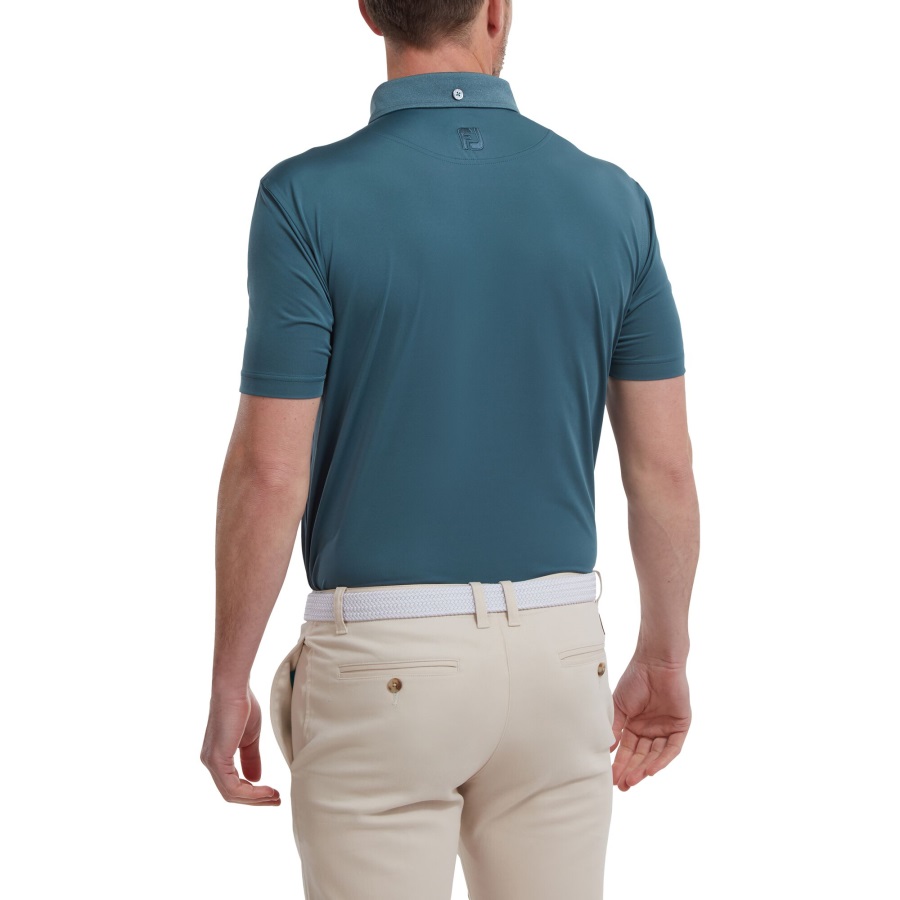 Ink Footjoy Tonal Trim Solid with Pocket Lisle