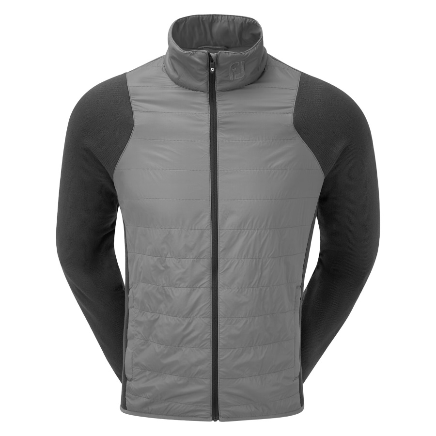 Charcoal-Grey FJ Hybrid Jacket Footjoy