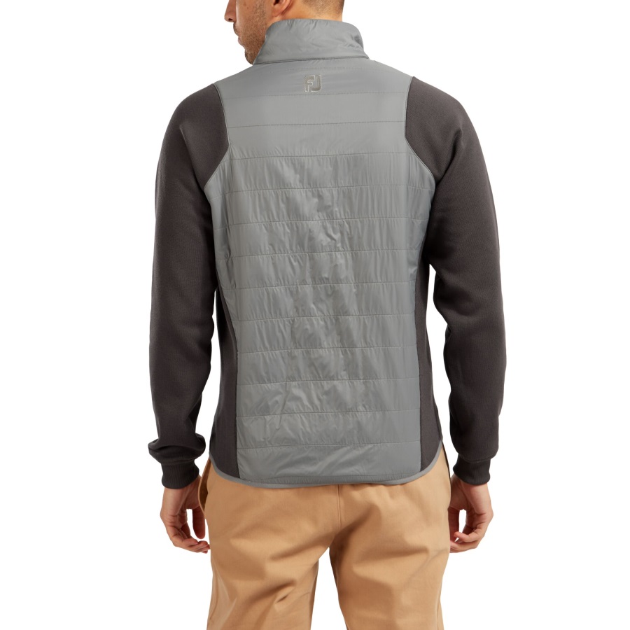 Charcoal-Grey FJ Hybrid Jacket Footjoy